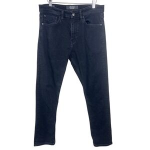 Revtown Decade Denim Jeans Men's 31X30 Black Taper Stretch Cotton Blend B36